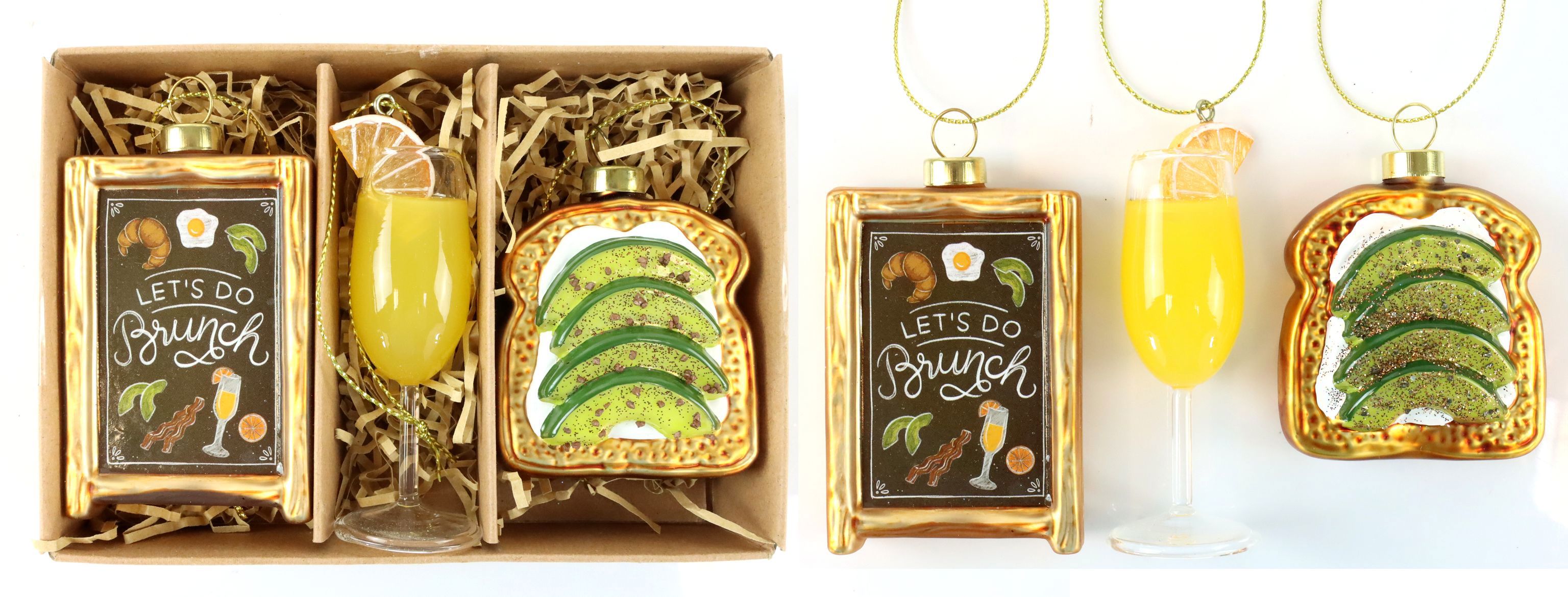 GLASSCHMUCK IN BOX BRUNCH  S/3