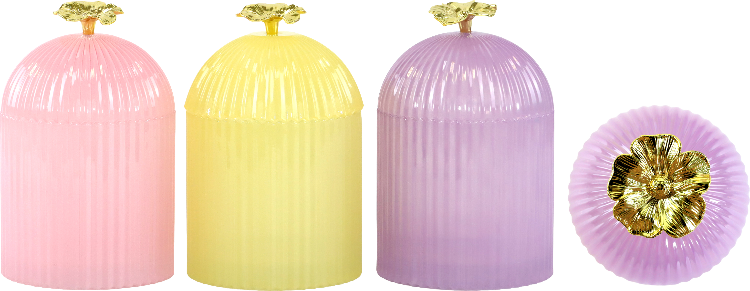 GLASDOSEN BLOSSOM TRASURE  S/3