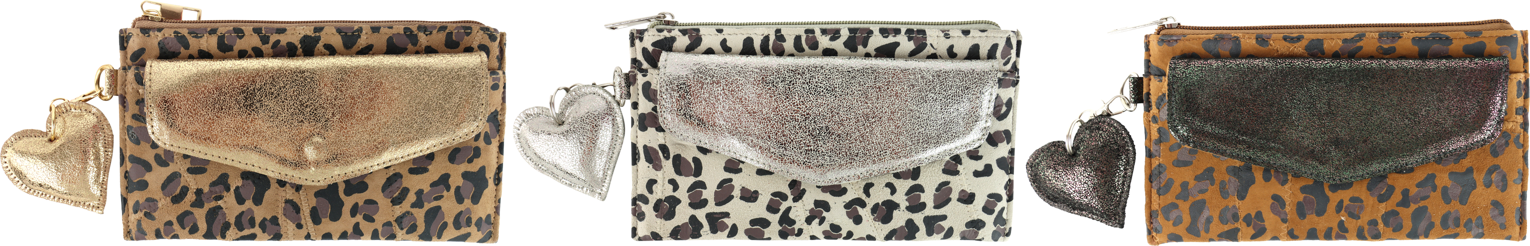 LEDERPORTEMONNAIE LEO GLAM   S/3