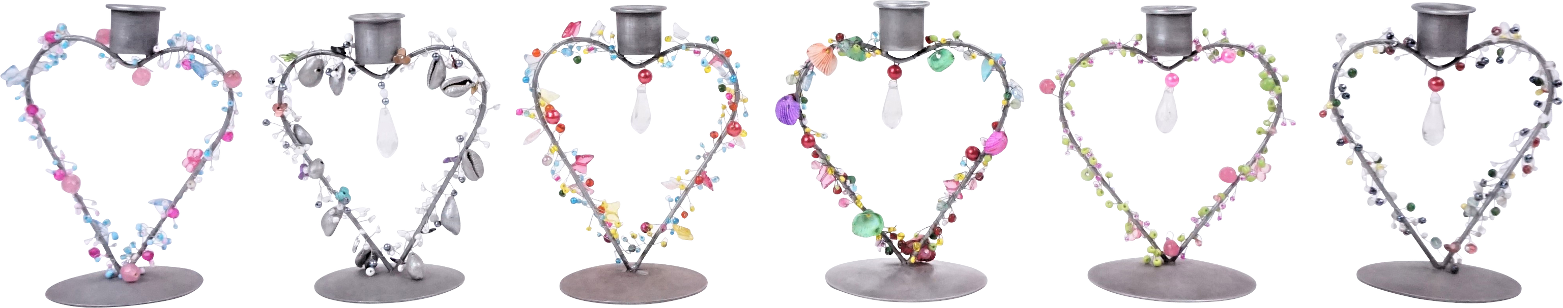 KERZENSTÄNDER HERZEN  S/6