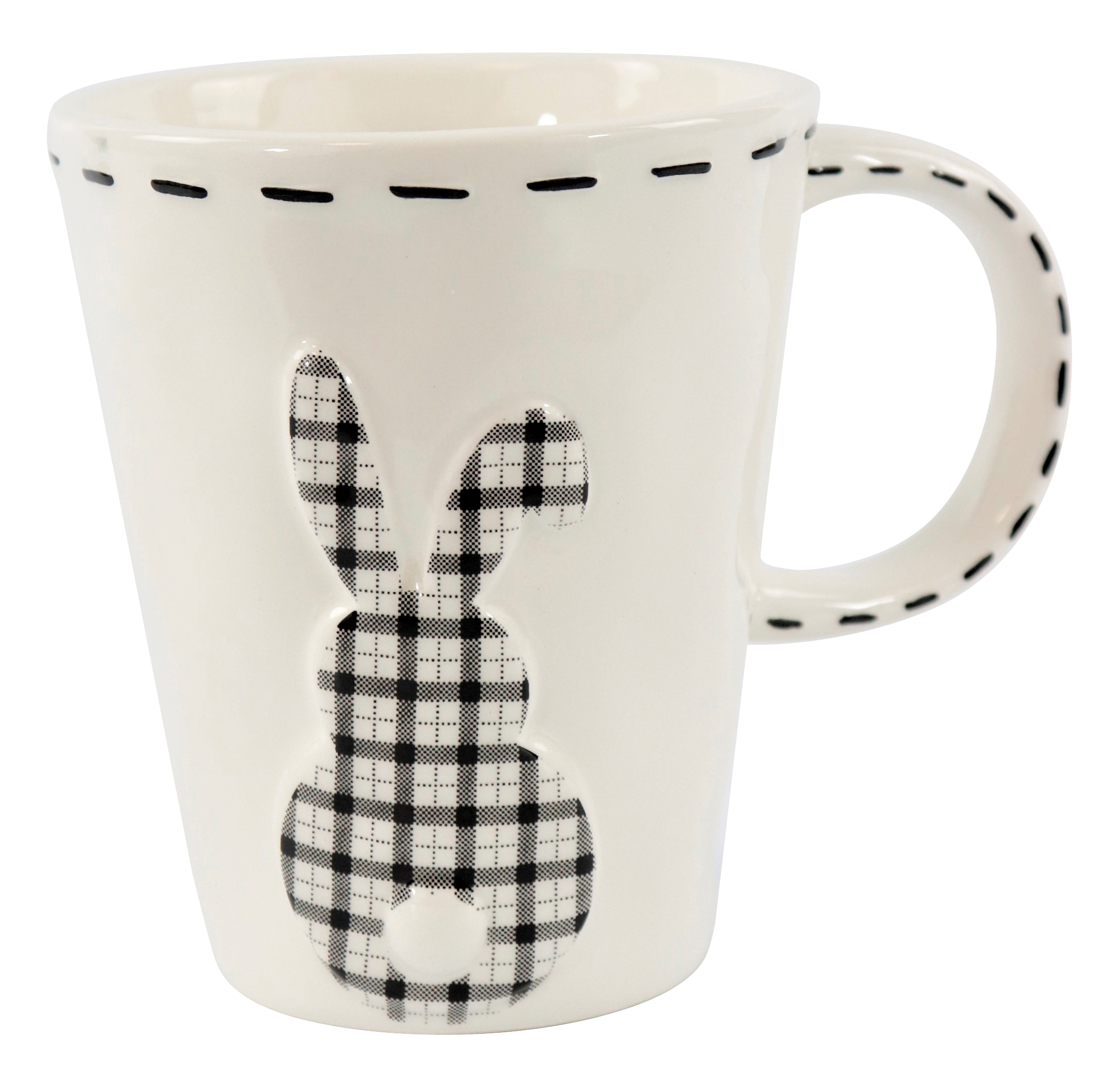 HENKELTASSE BLACK BUNNY