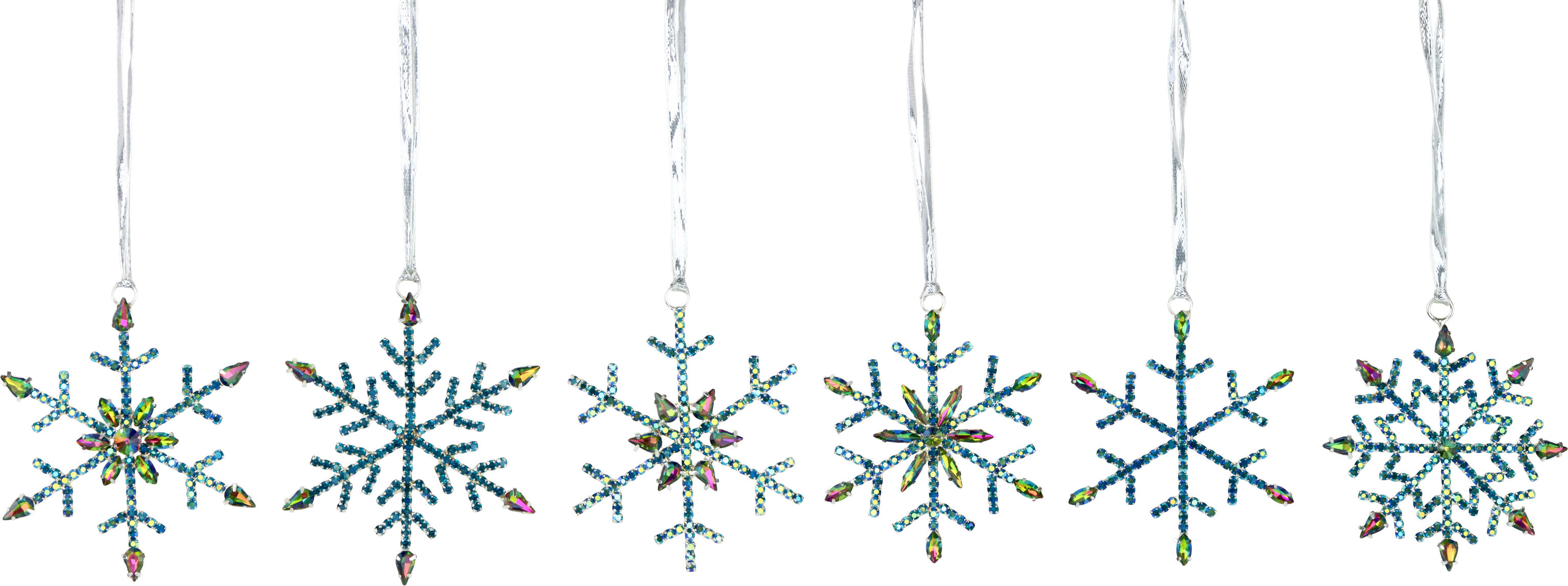 EISKRISTALLE SKY BLUE  S/6