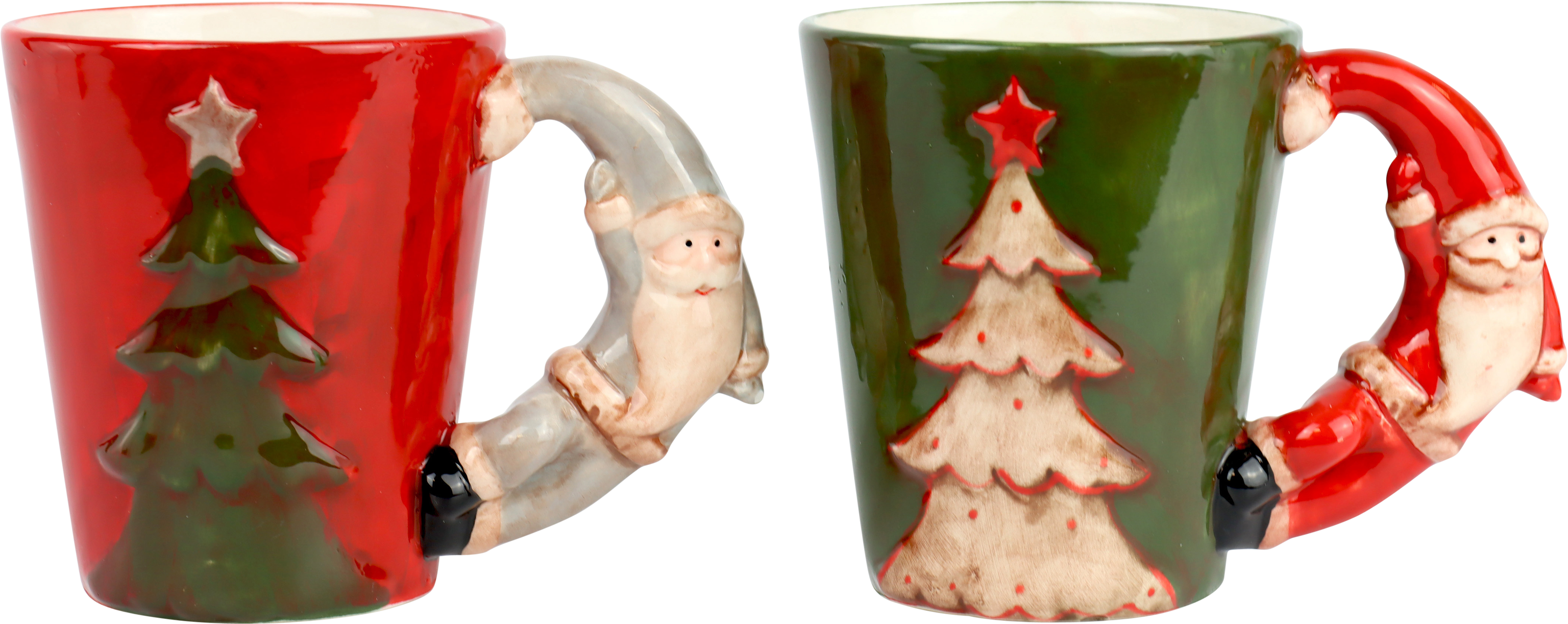 TASSEN JOLLY MUGS  S/2