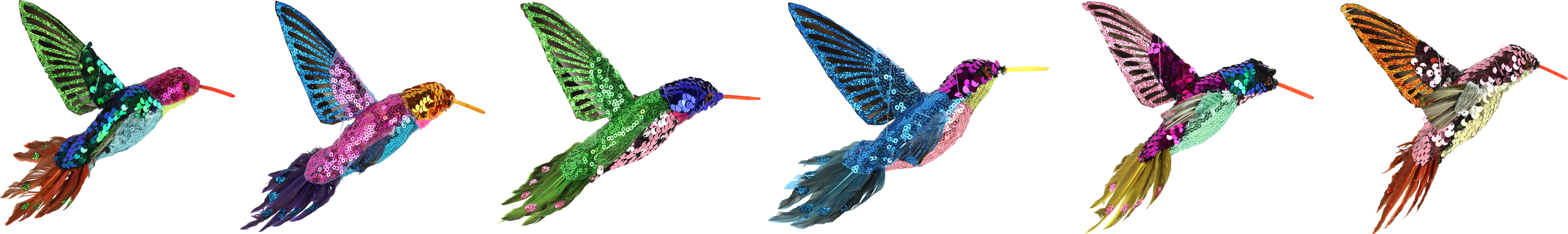 KOLIBRIS SPARKLE WINGS  S/6