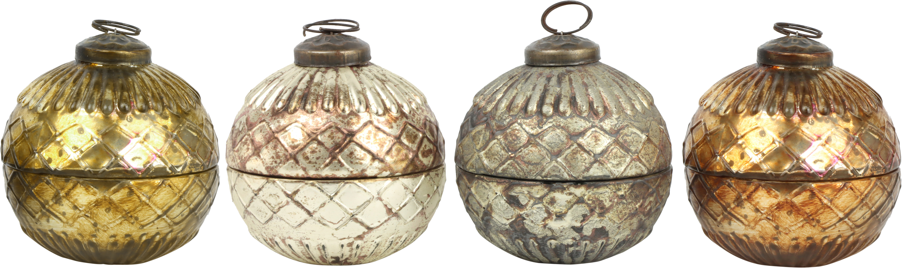 GLASDOSEN  XMAS BALL  S/4