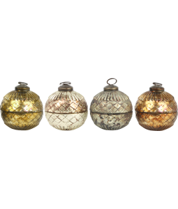 GLASDOSEN  XMAS BALL  S/4