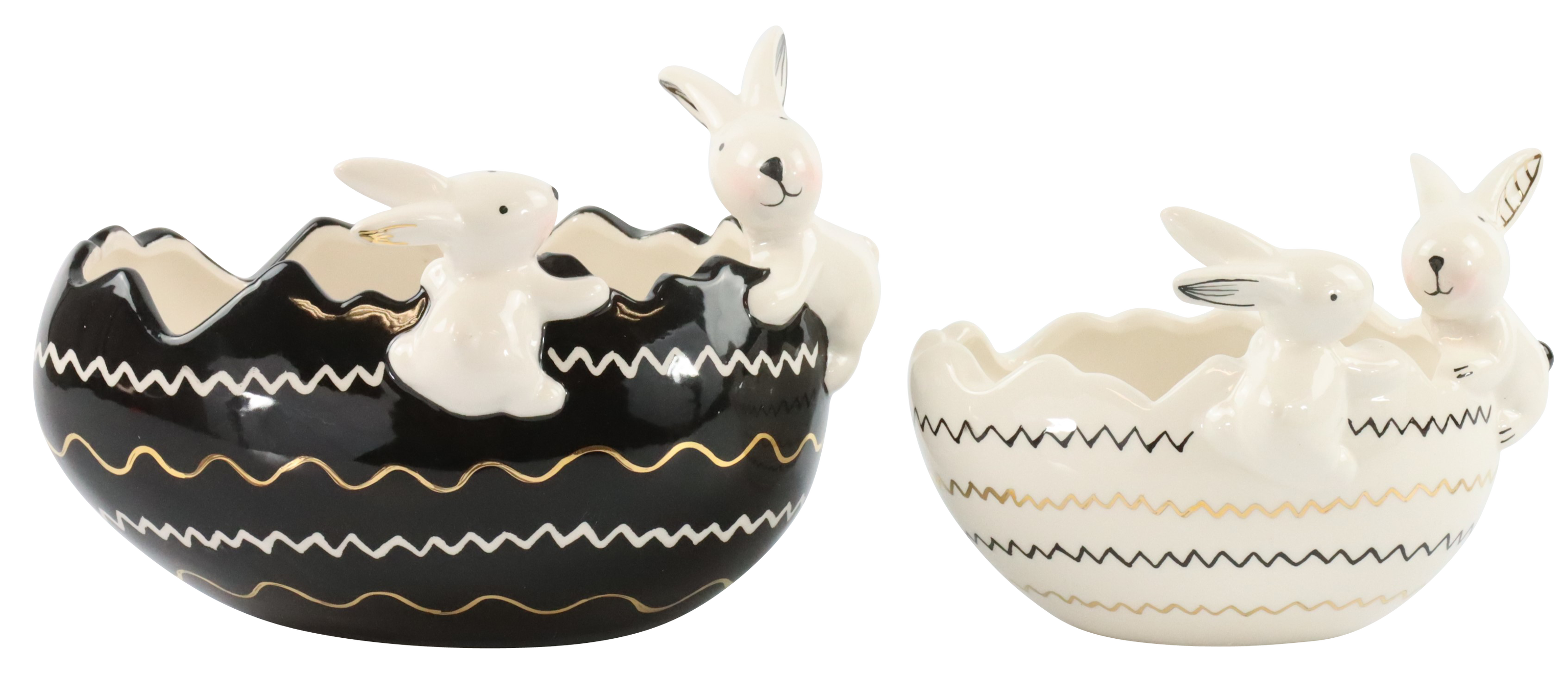 EI-SCHALEN MONOCHROME EASTER  S/2