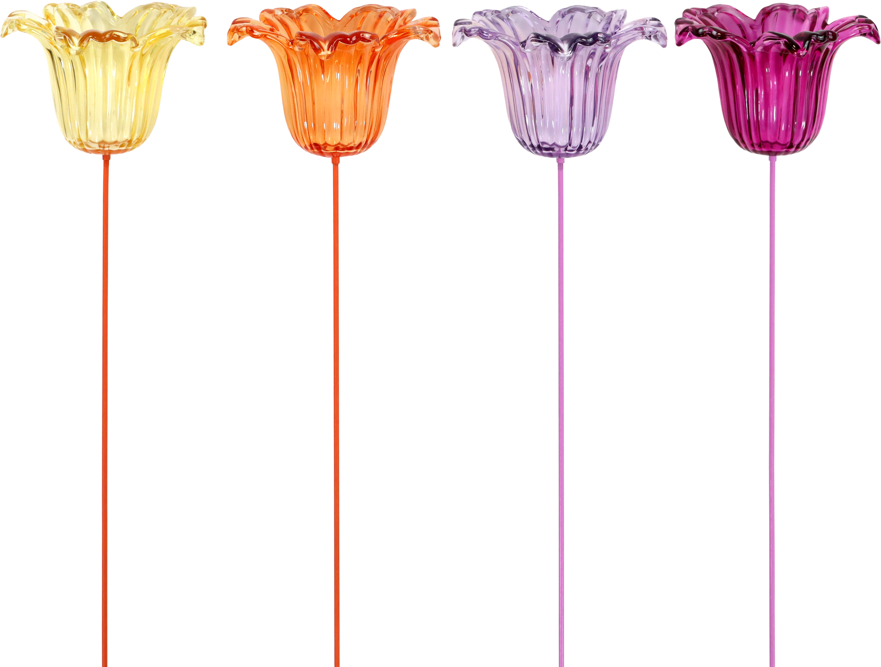 WINDLICHTER AUF STAB BLÜTE  S/4