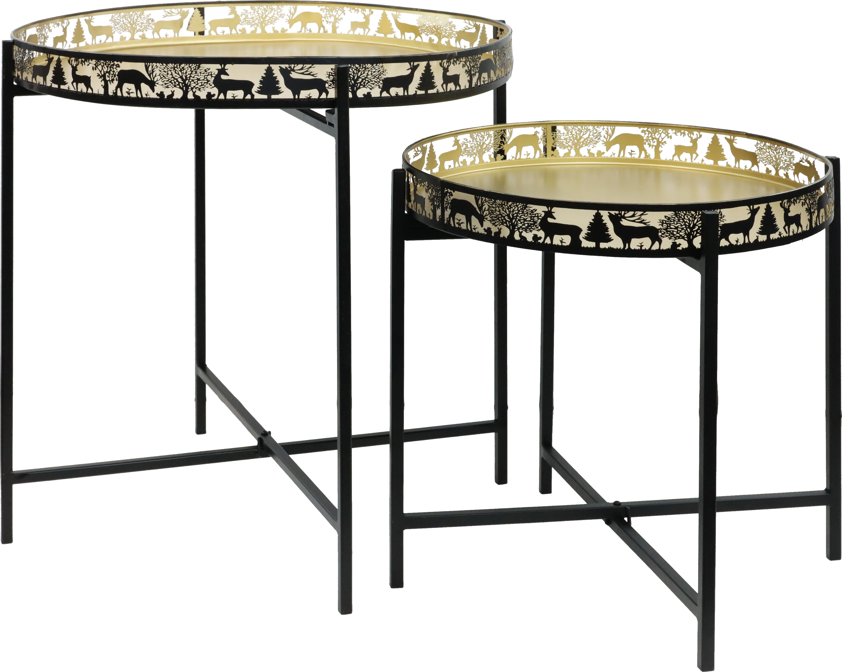 BEISTELLTISCHE CERVO D' ORO  S/2