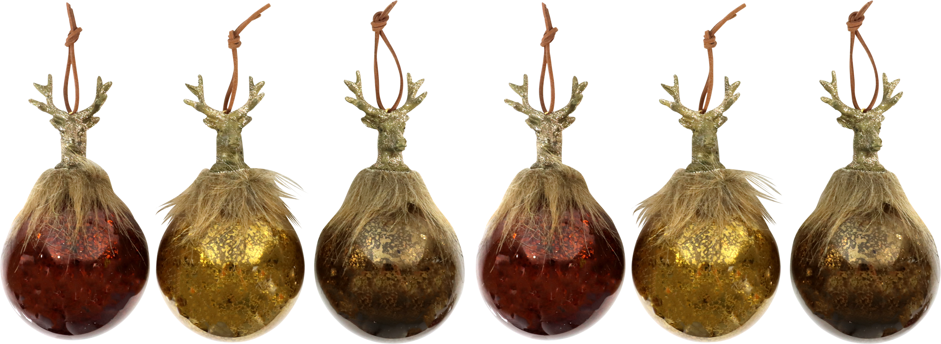 GLASKUGELN HIRSCHE  S/6