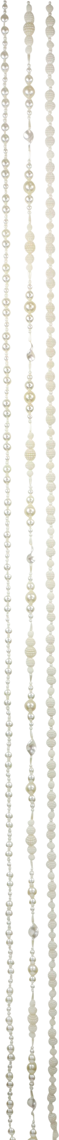 GIRLANDEN IVORY PEARL  S/3