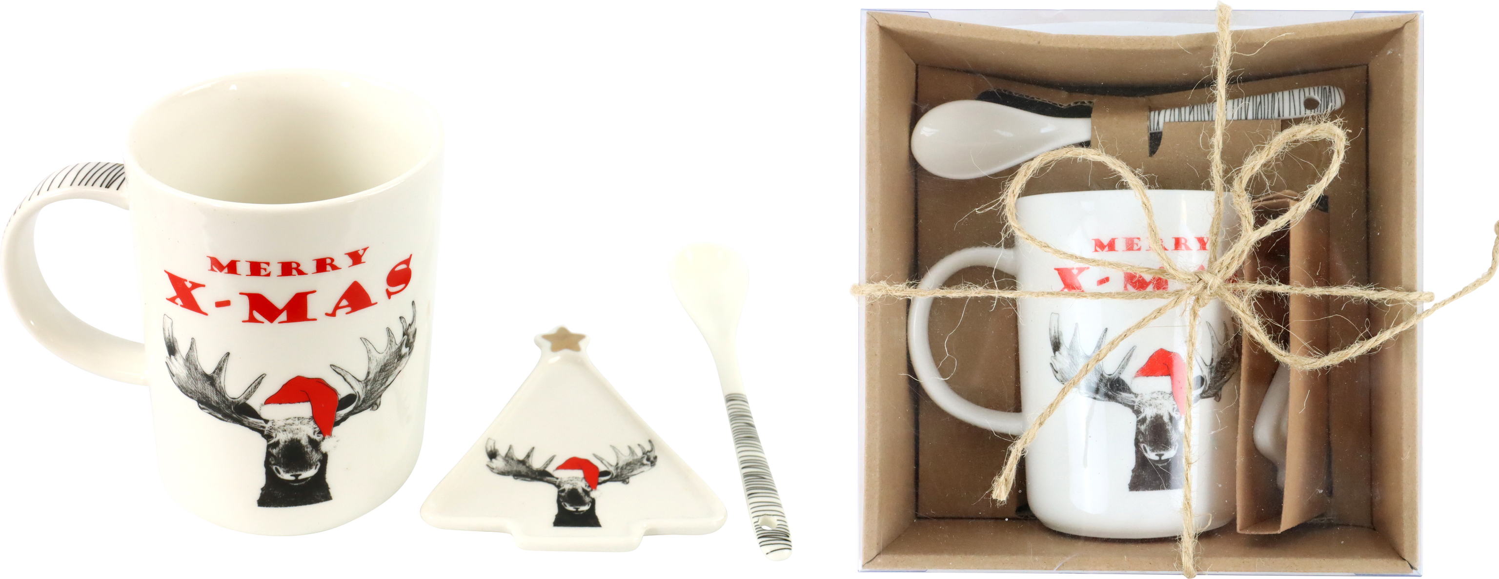 GESCHENK-SET FUNNY MOOSE  S/3