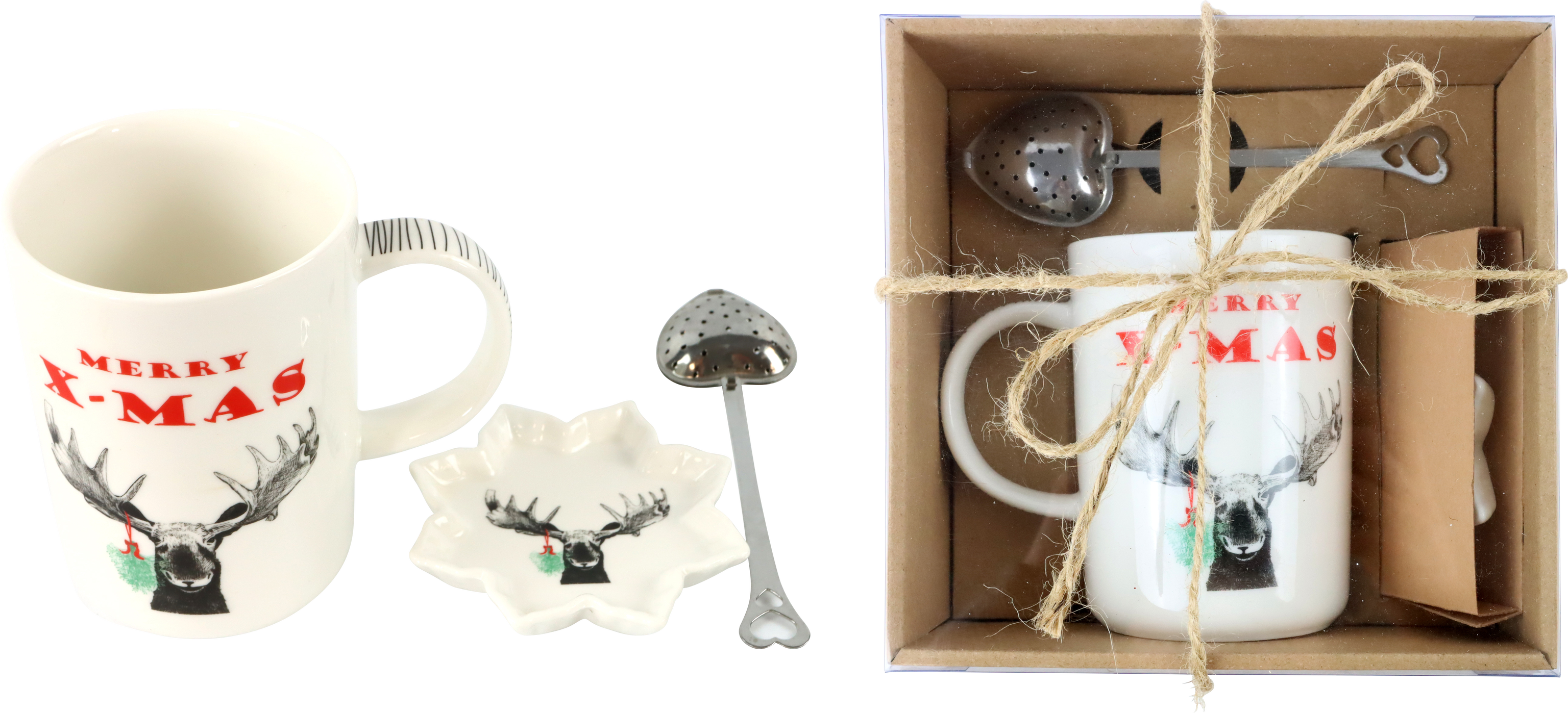 GESCHENK-SET FUNNY MOOSE  S/3