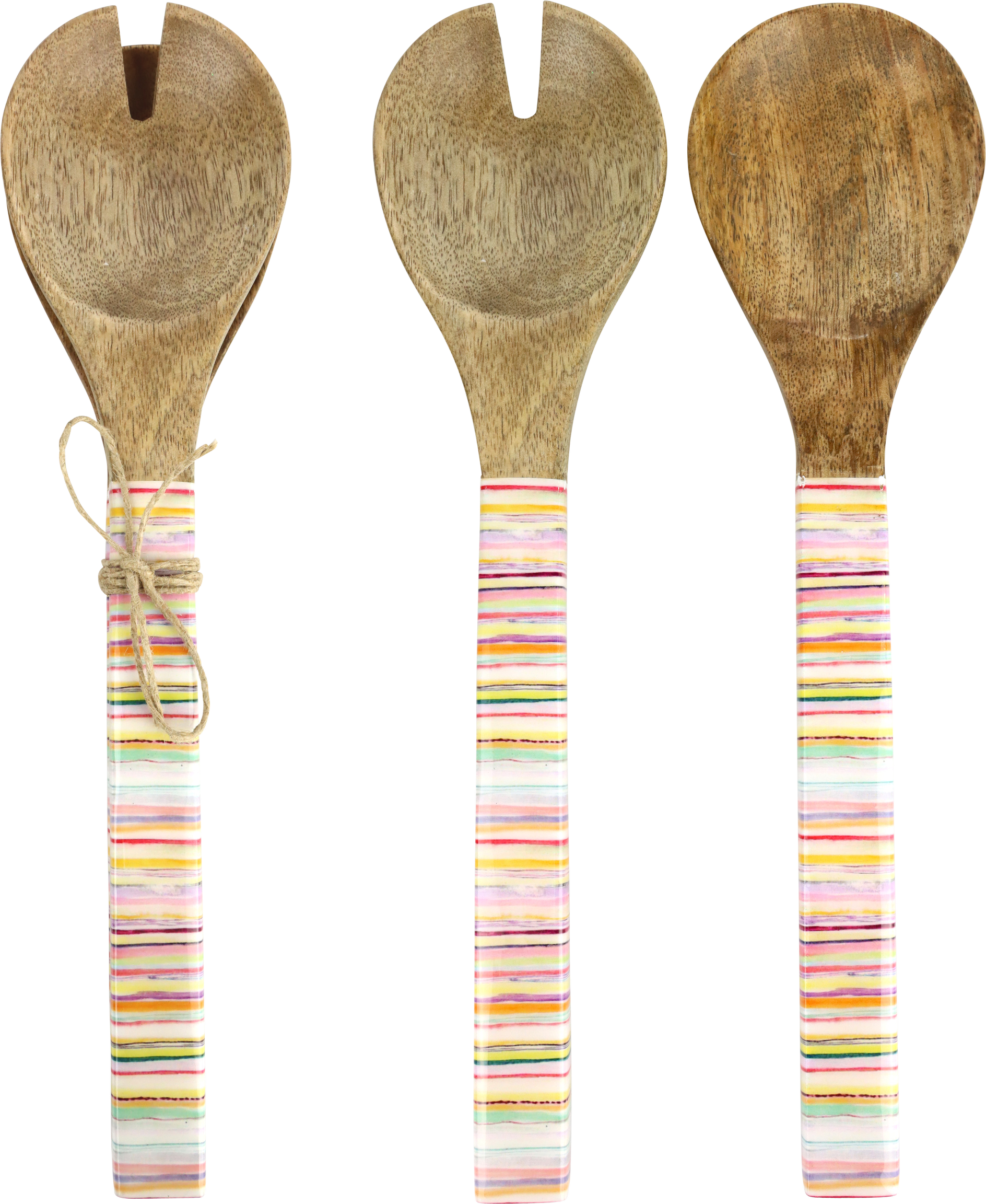 SALATBESTECK STRIPES  S/2