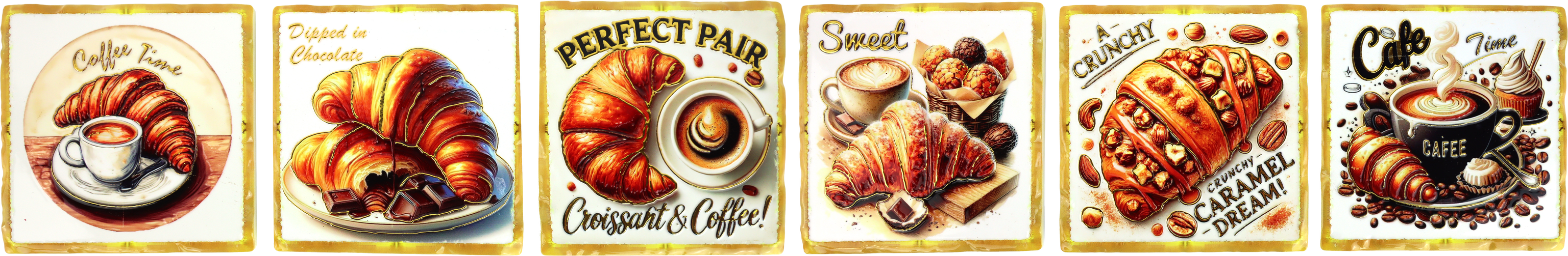 UNTERSETZER PETIT DÉJEUNER  S/6