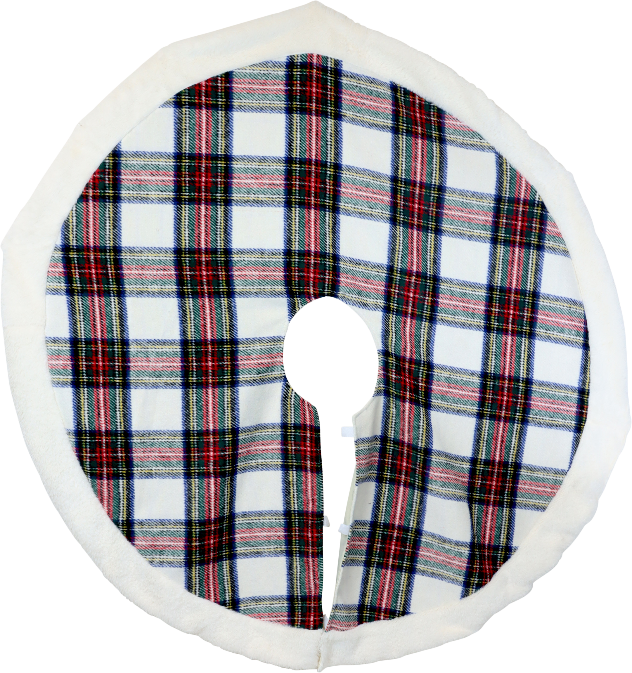 CHRISTBAUMDECKE TARTAN TWIST