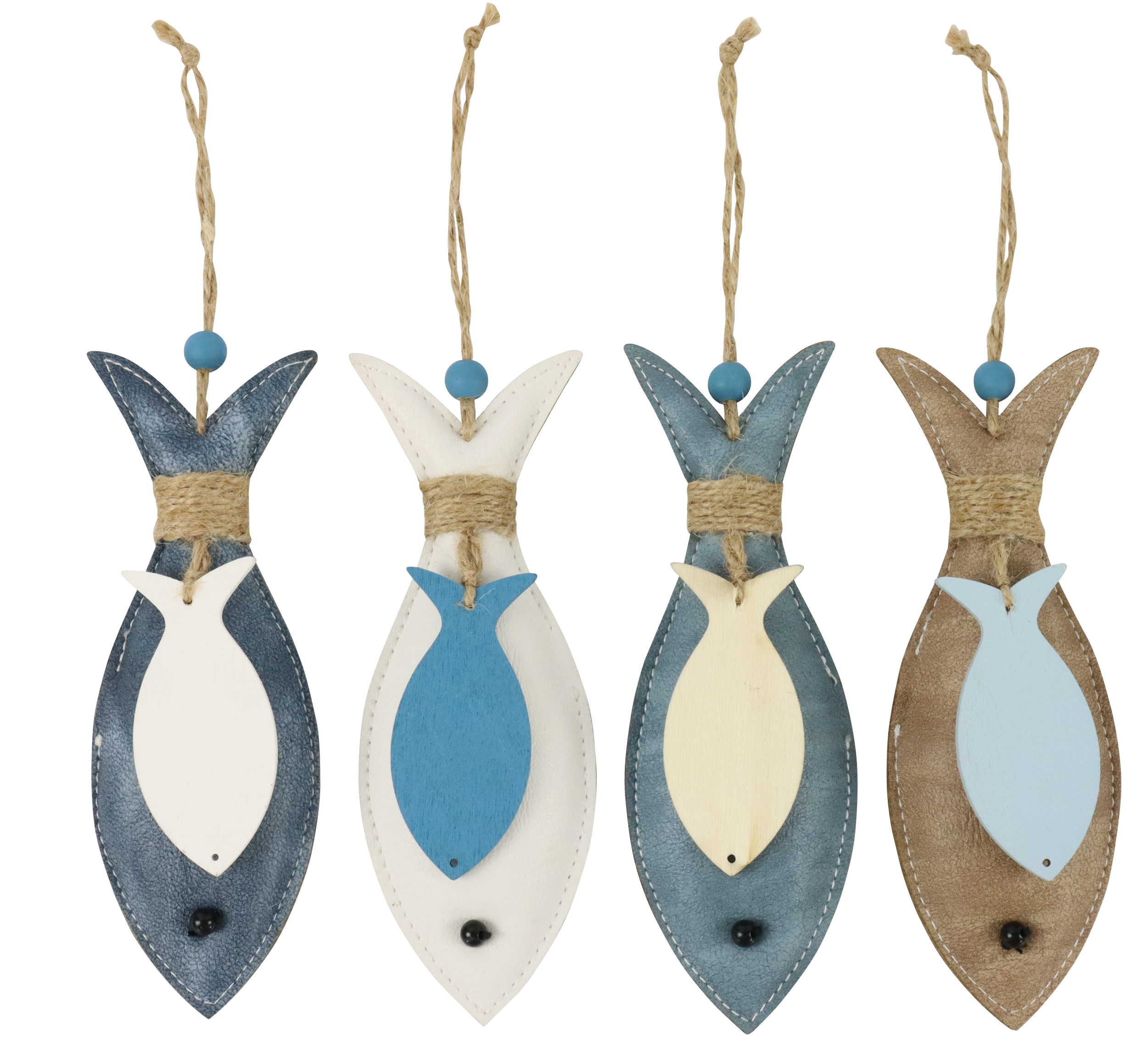 LEDERHÄNGER FISCHE  S/4