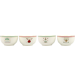 SCHALEN MERRY CHRISTMAS  S/4
