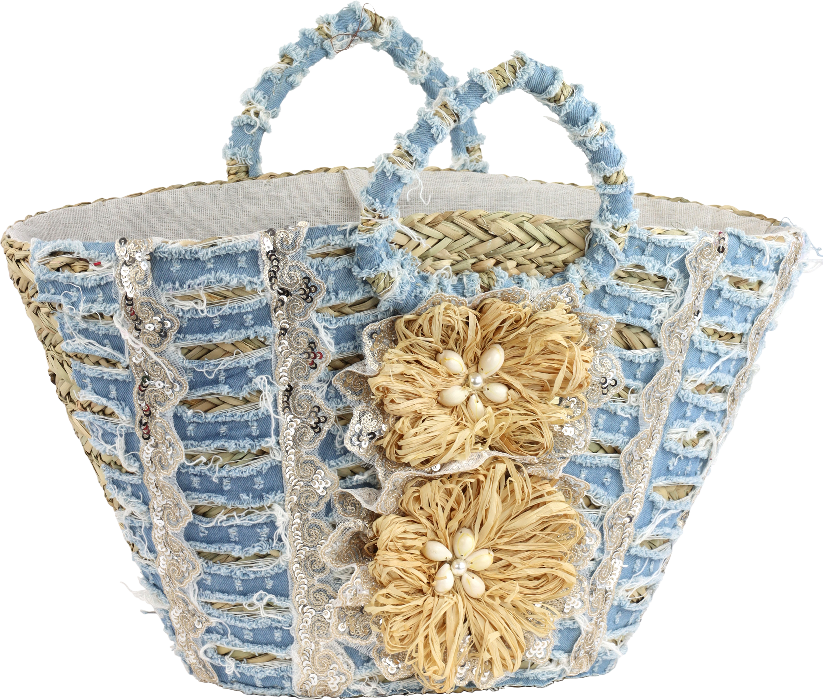 KORBTASCHE DENIM DIVA