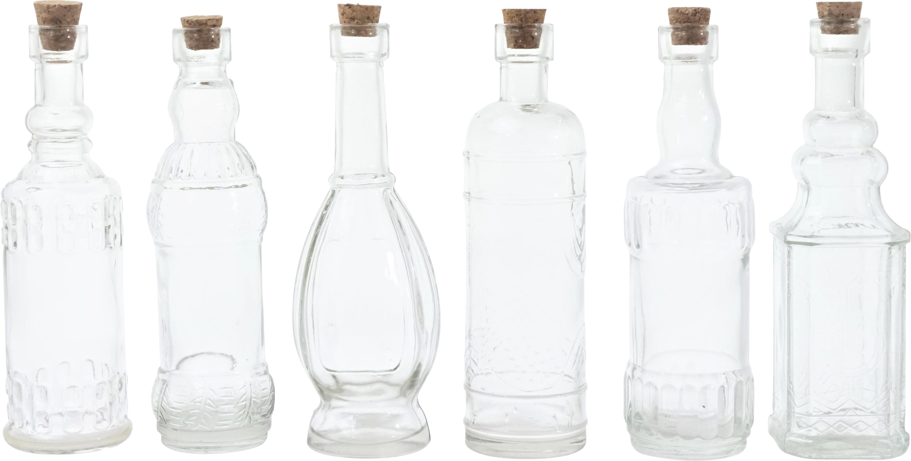 VORRATSFLÄSCHCHEN SIENA  S/6