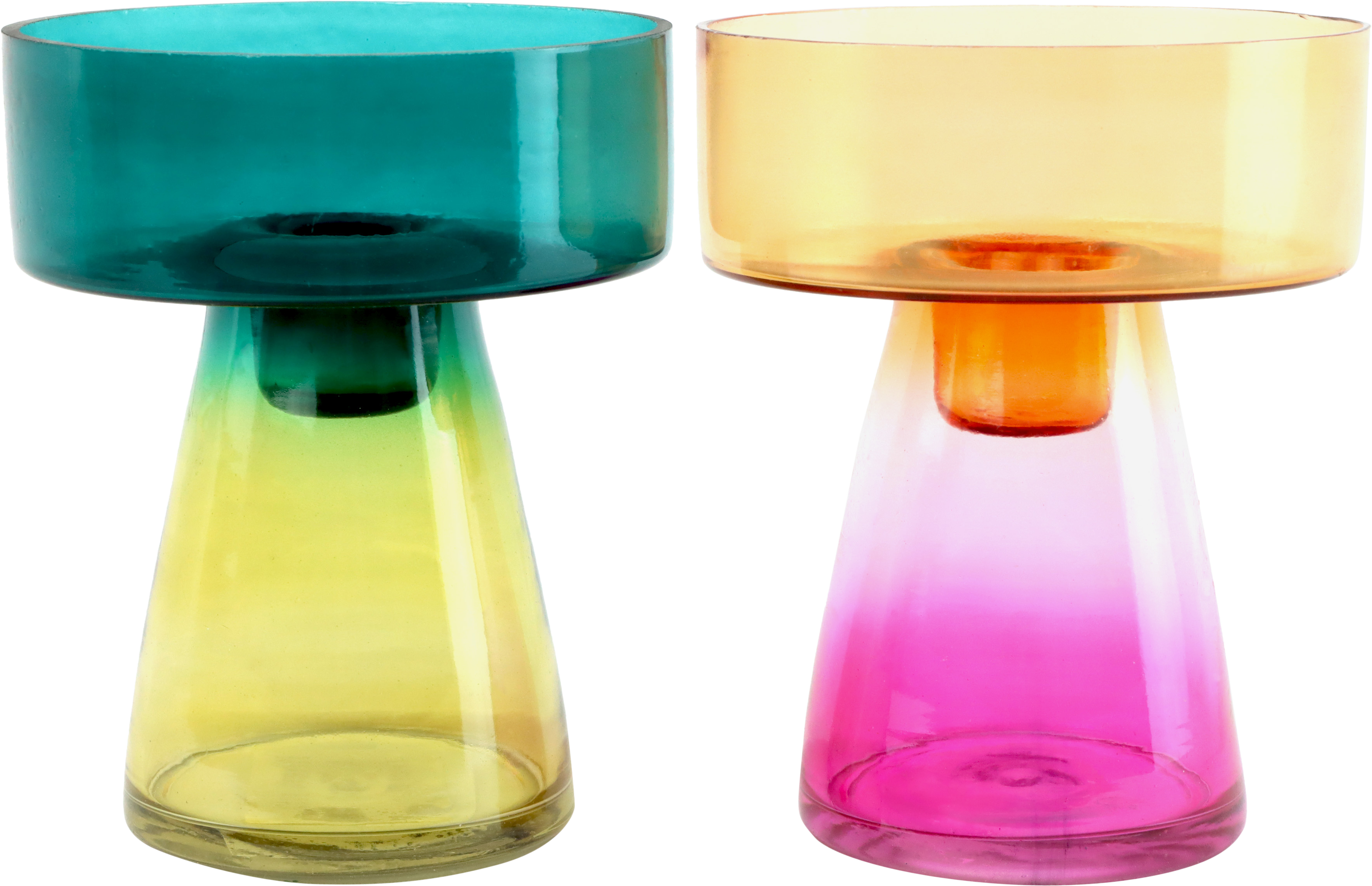 LEUCHTER SUNSET GLOW  S/2