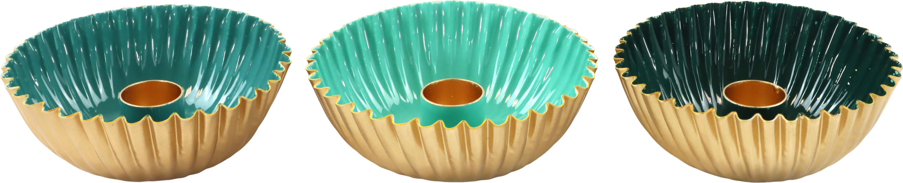 KERZENSCHALEN EMERALD  S/3