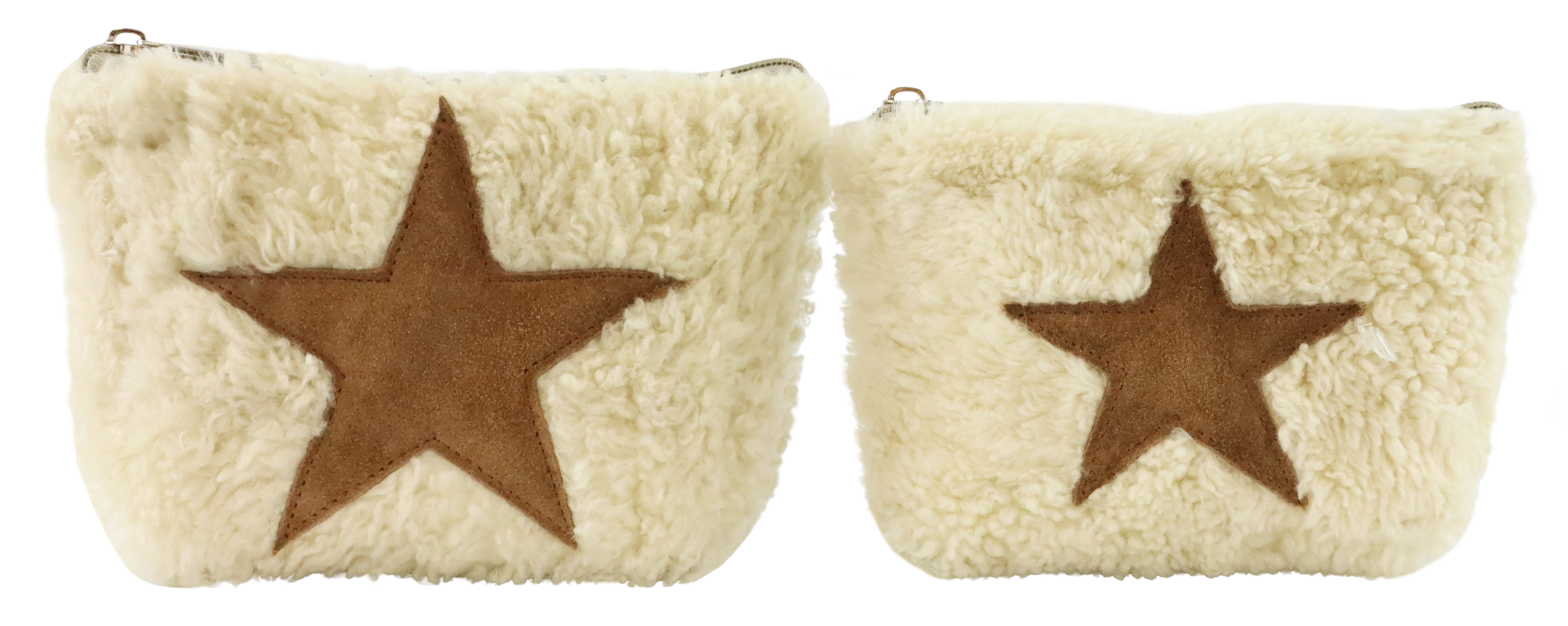 LAMMFELLTÄSCHCHEN STERN  S/2