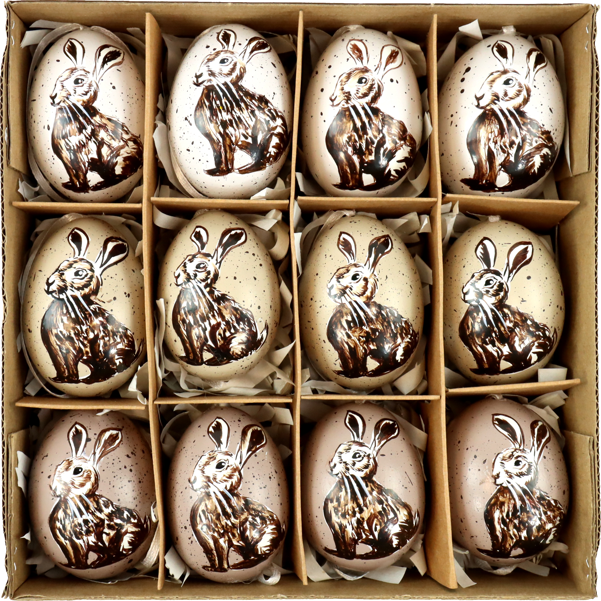 EIERKISTE COUNTRY BUNNY  S/12