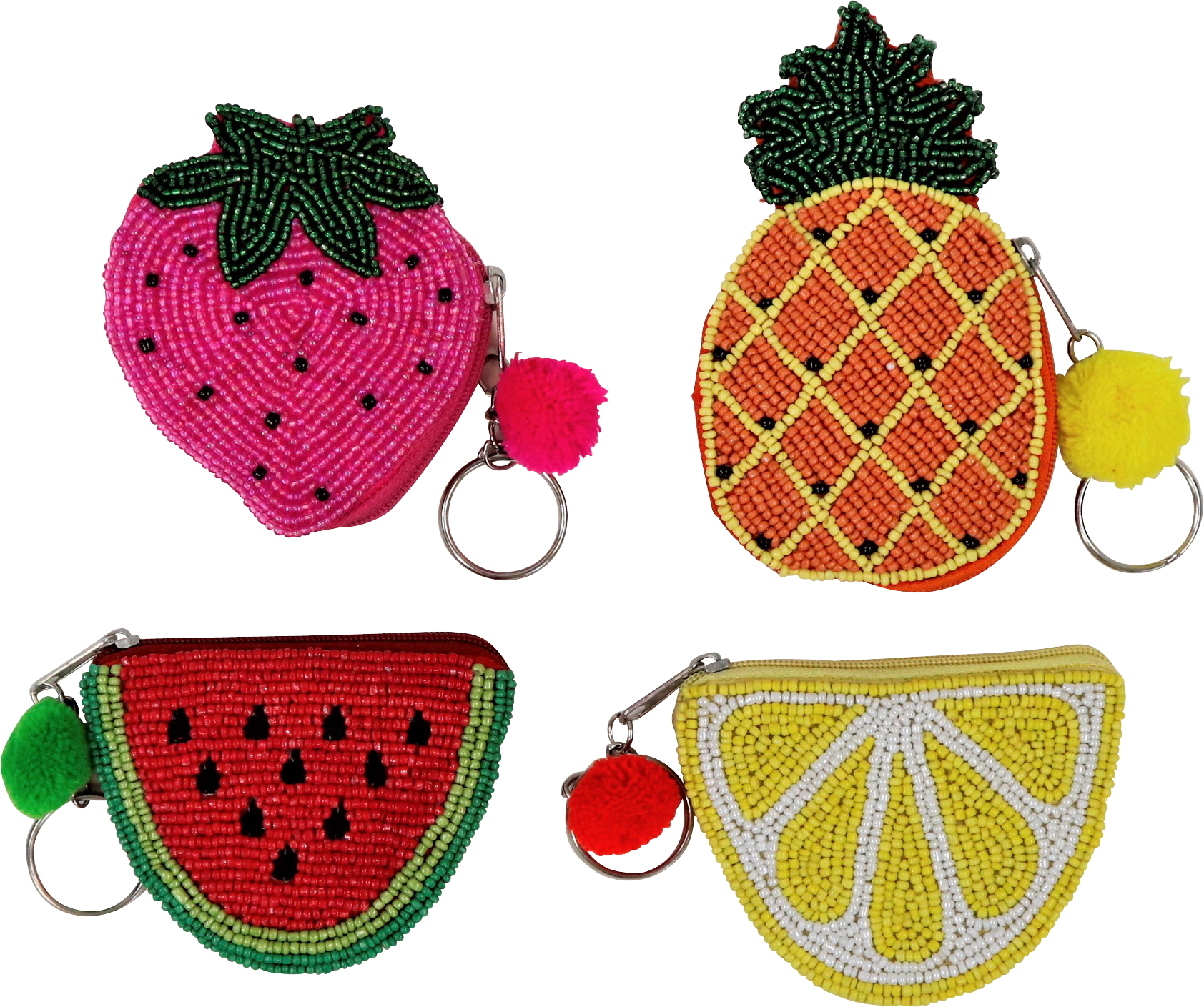PERLENTÄSCHCHEN FANCY FRUITS  S/4