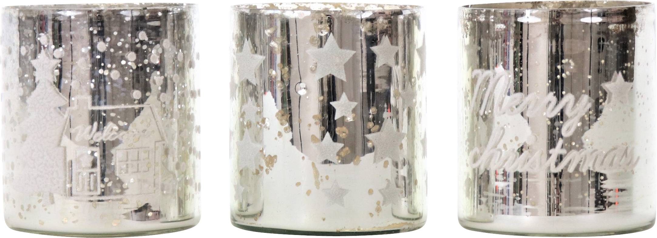 WINDLICHTER MERRY CHRISTMAS  S/3