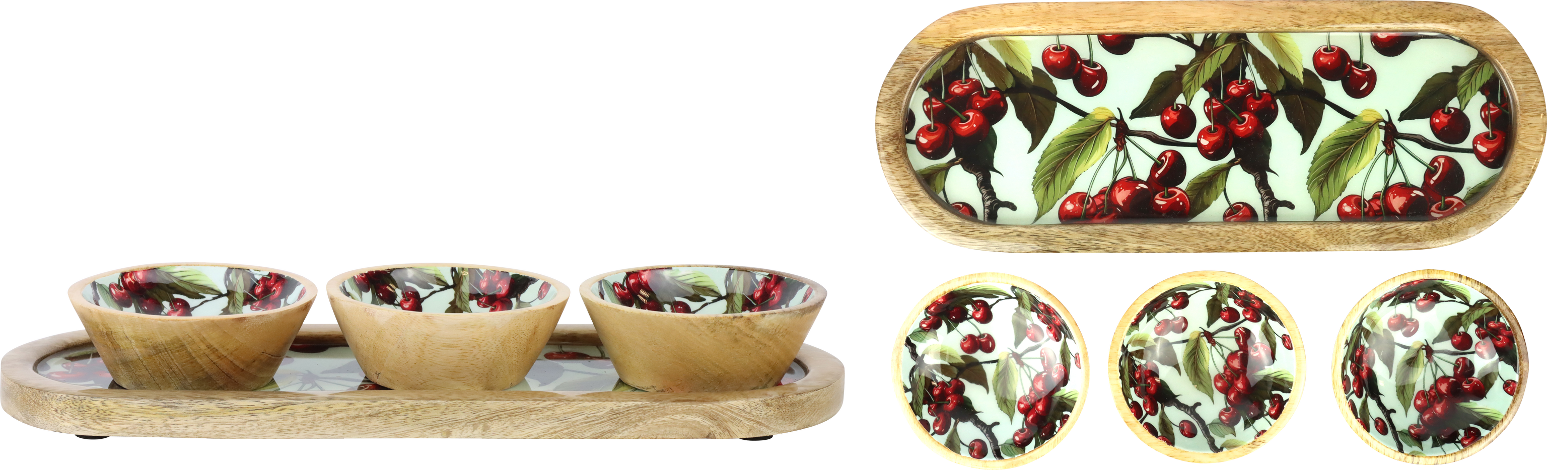 SCHALENENSEMBLE CHERRY CHARM  S/4