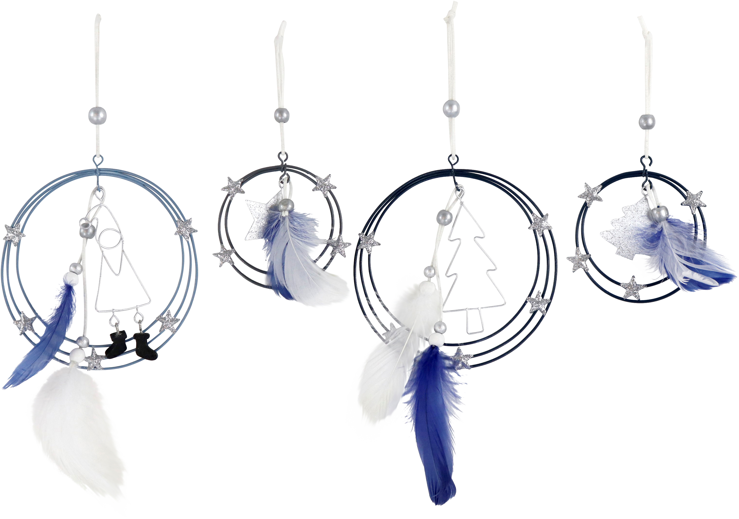 ZIERHÄNGER ETHNO XMAS  S/4