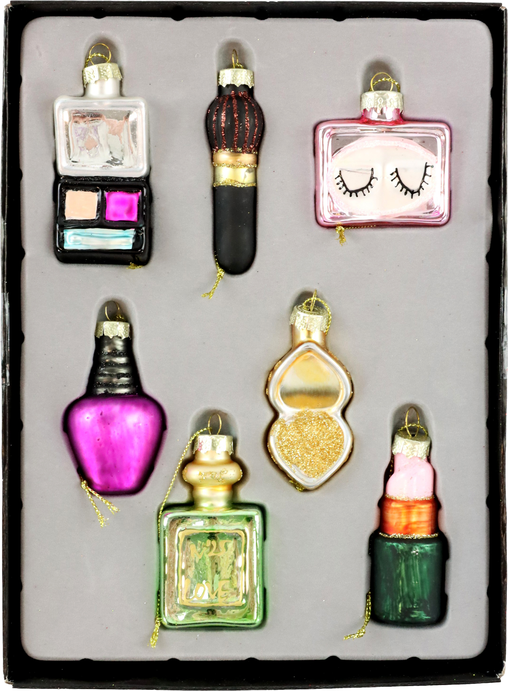 GLASSCHMUCK-SET BEAUTY  S/7