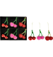 GLASSCHMUCK CHERRY  S/6