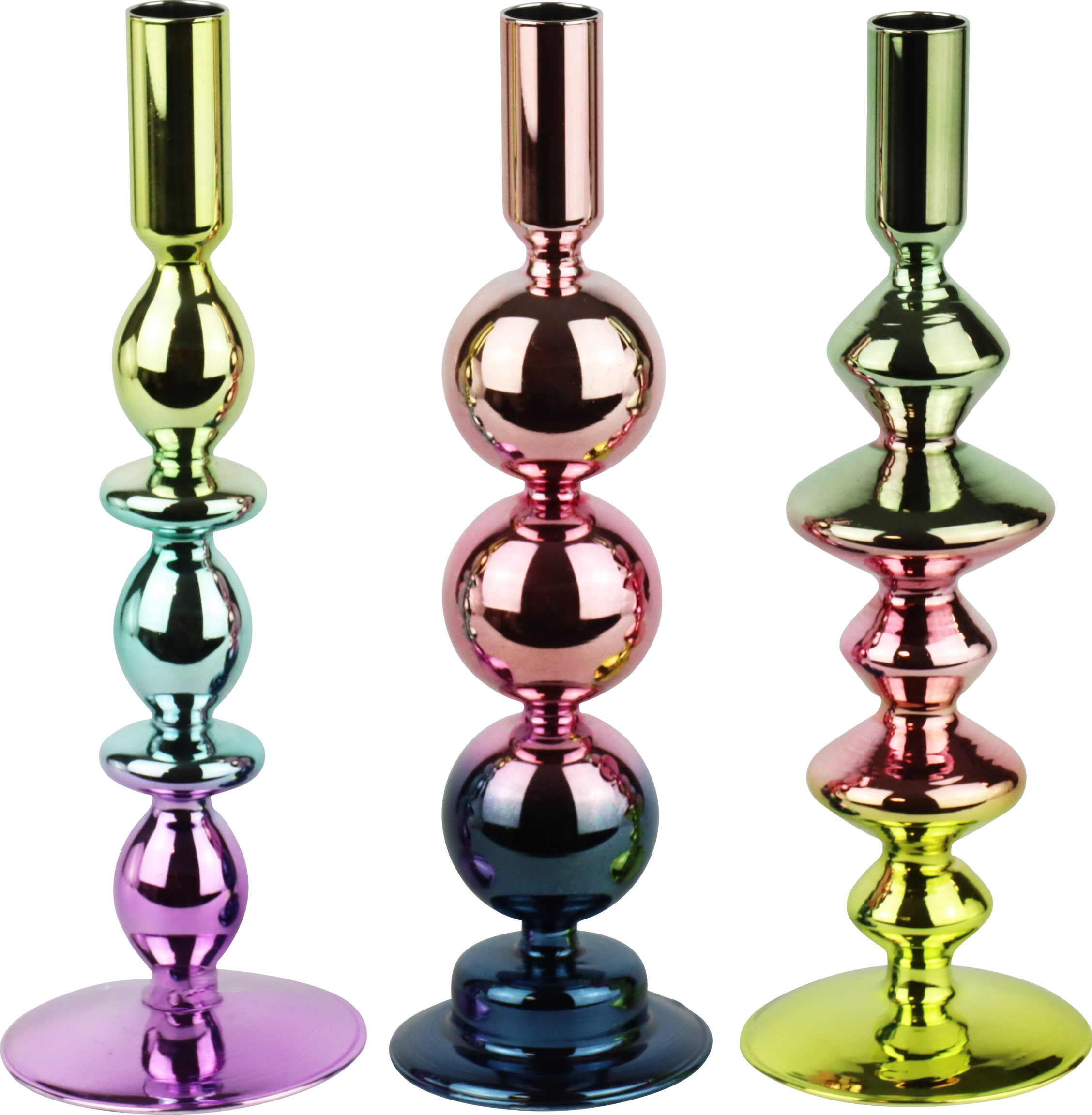 KERZENLEUCHTER RADIANCE  S/3