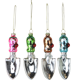 GLASSCHMUCK GARTENSCHAUFELN  S/4