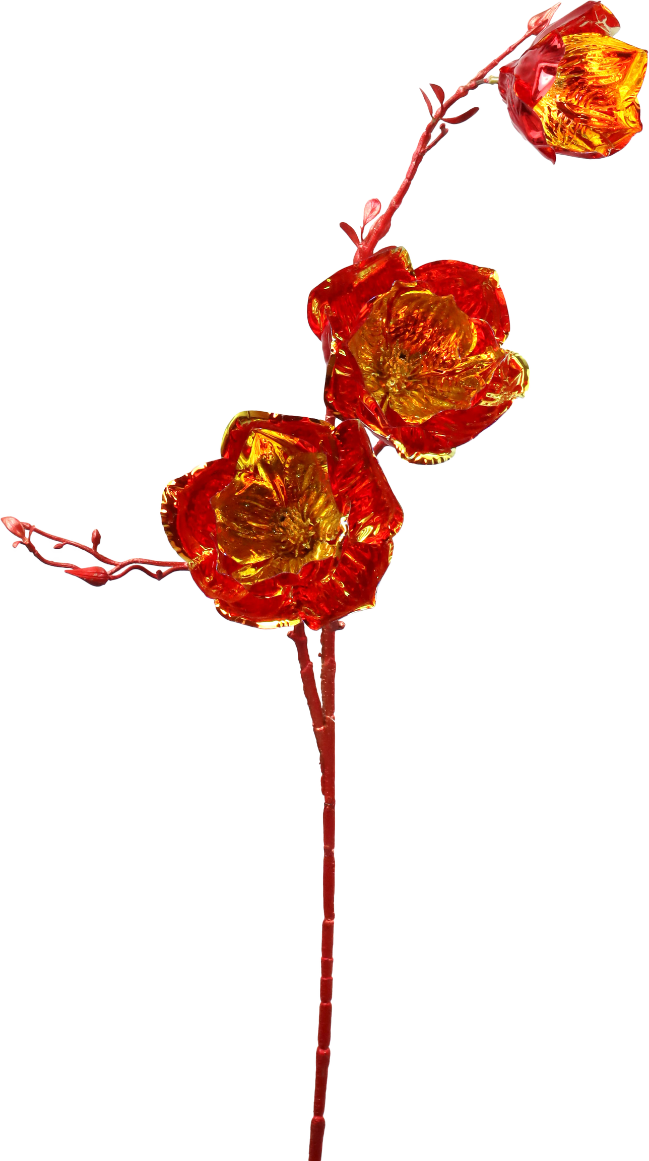 KUNSTBLUME FLORA LUXE  ROT