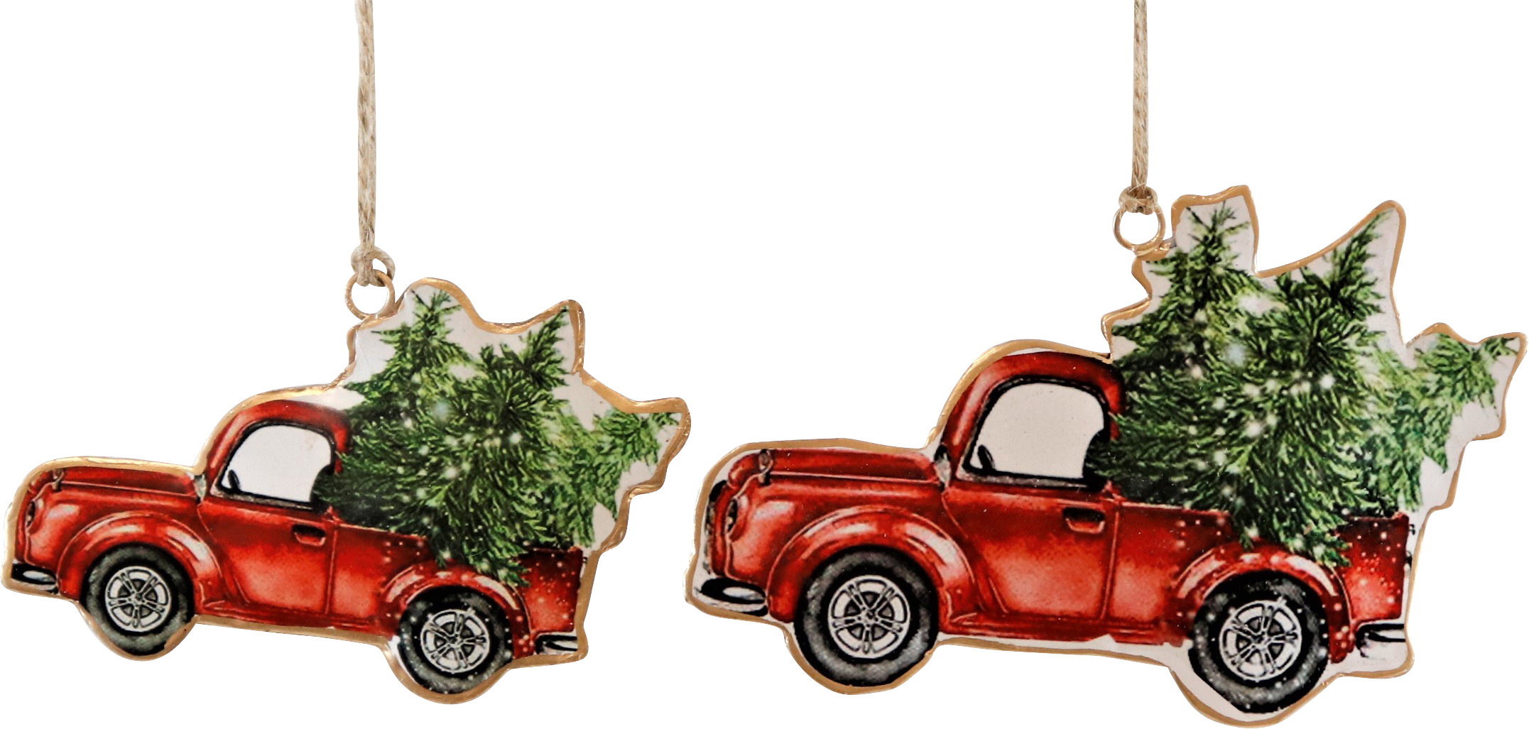 ZIERHÄNGER CHRISTMAS CARS  S/2