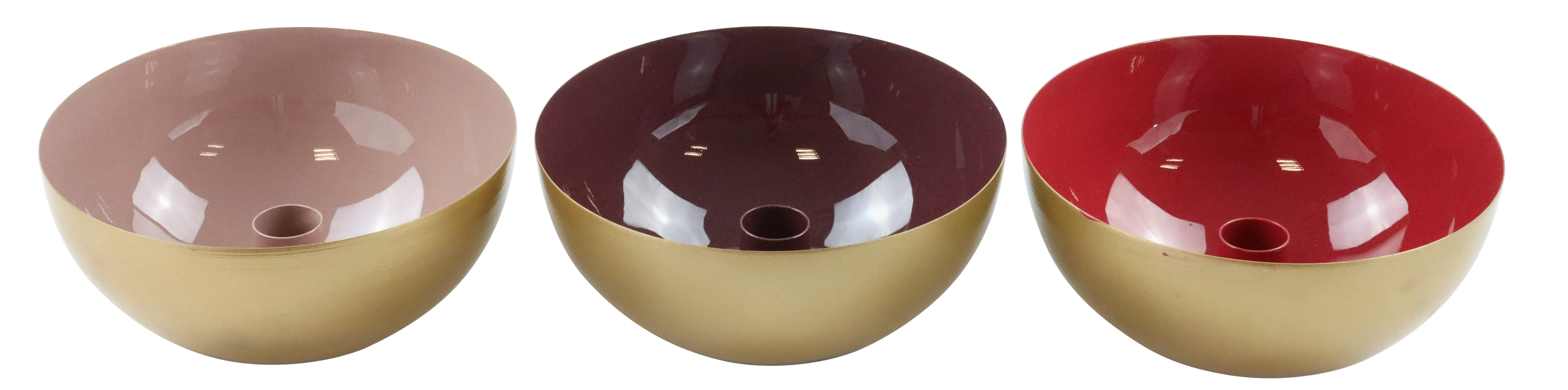 KERZENSCHALEN DELUXE  S/3