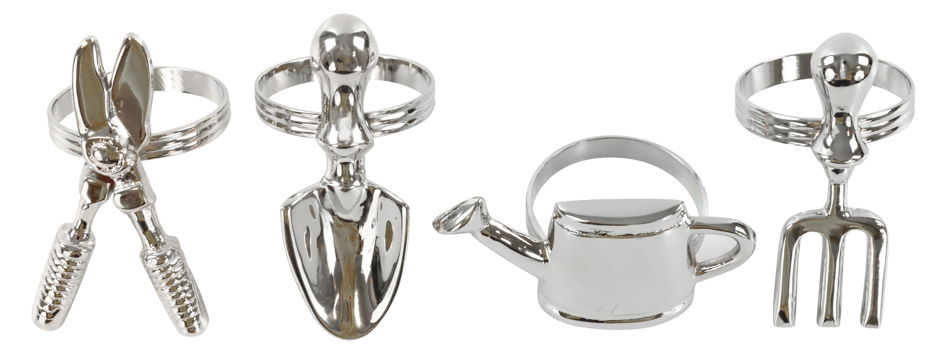 SERVIETTENRINGE GARDENER  S/4