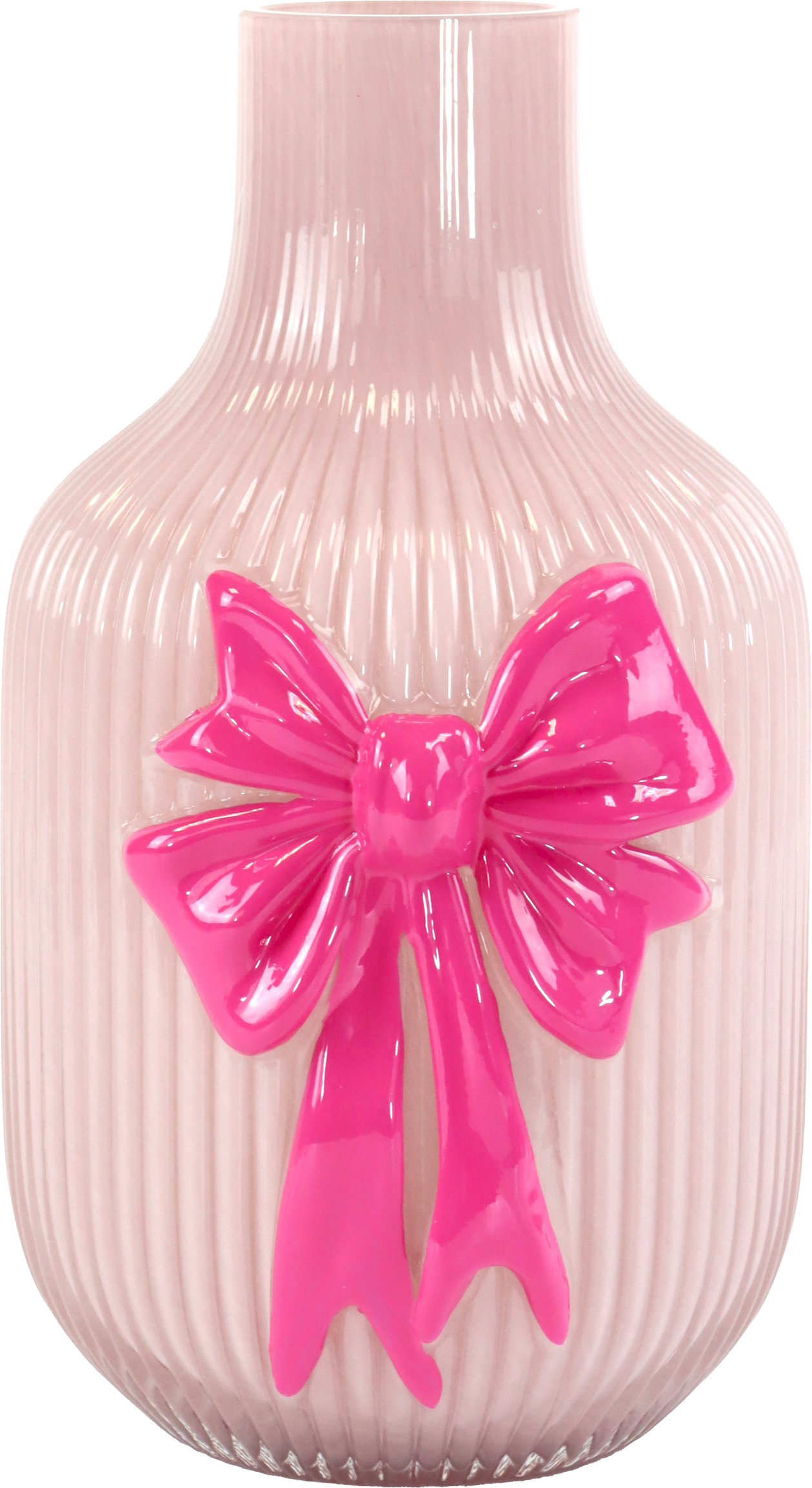 GLASVASE BLOOMING BOW