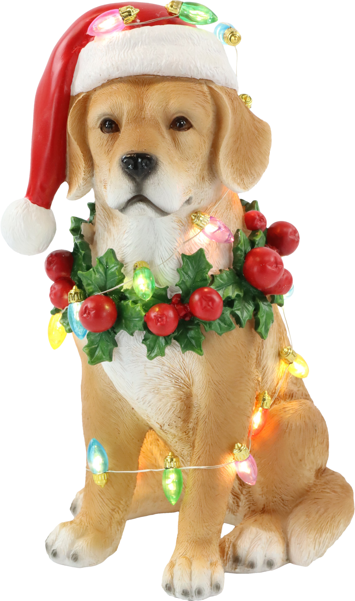 LED-LEUCHTHUND SANTA DOG