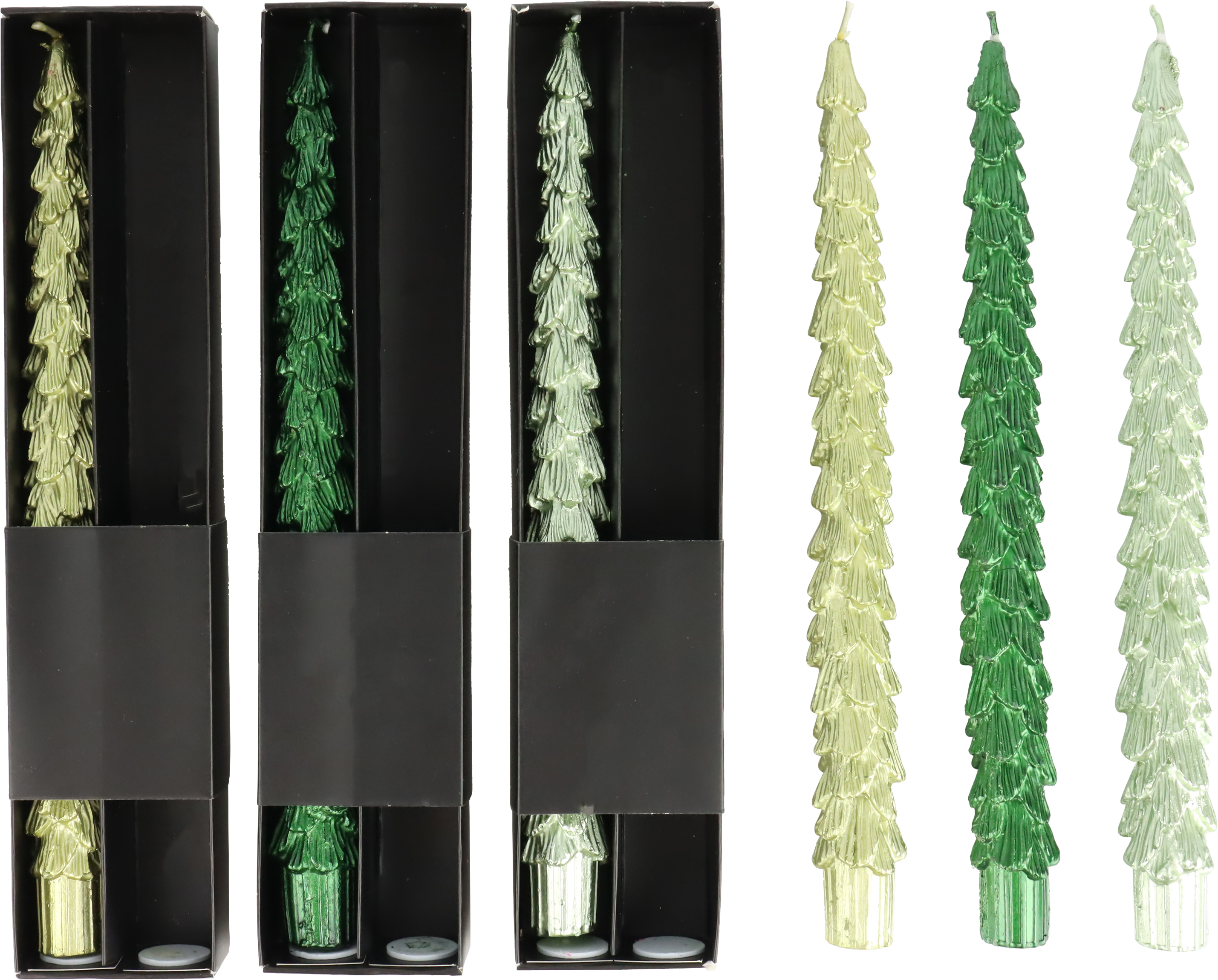 STABKERZEN FOREST FLAME  S/6