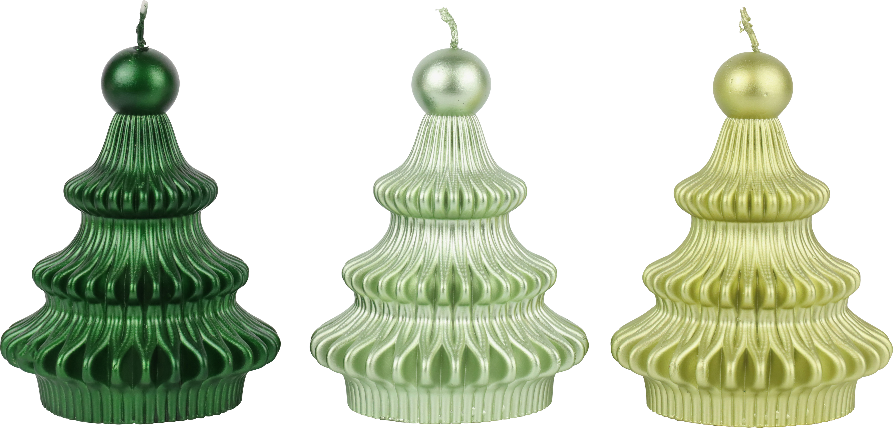 BAUMKERZEN FOREST FLAME  S/3