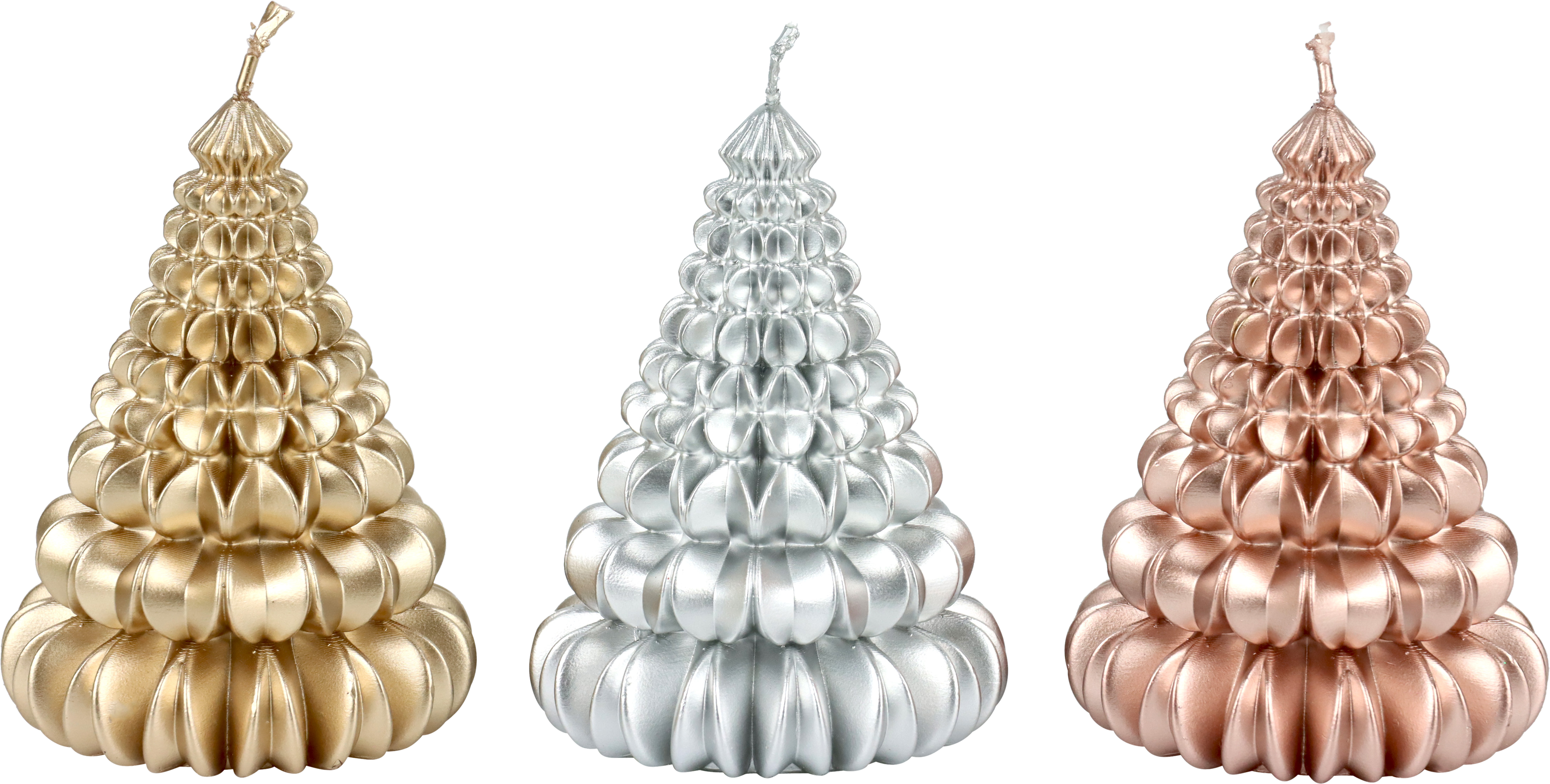 BAUMKERZEN FOREST FLAME  S/3