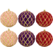 SAMTKUGELN VELVET GLOW  S/6
