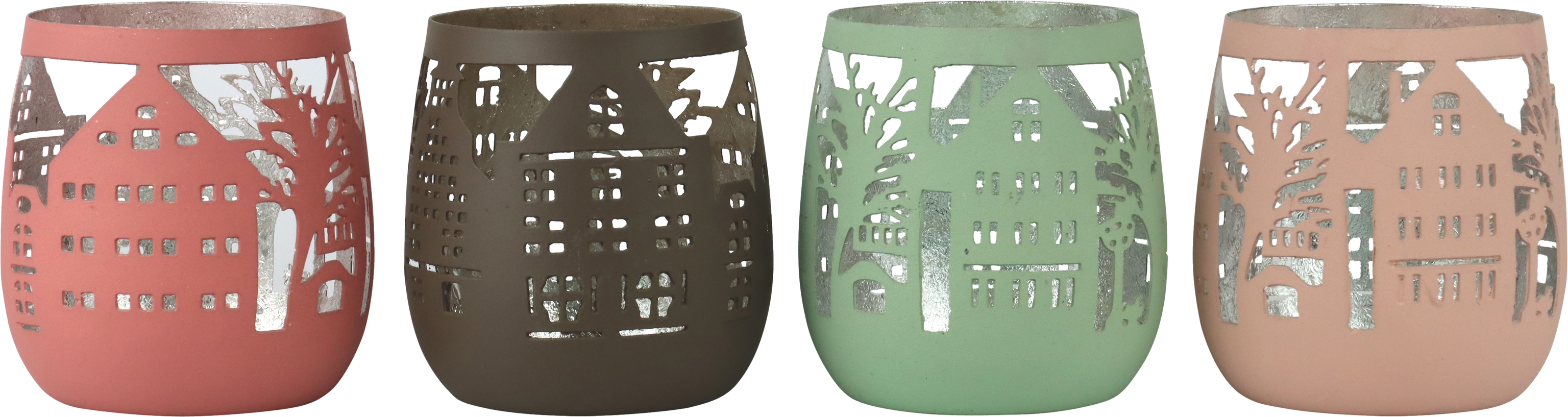 TISCHLICHTER CITY GLOW  S/4