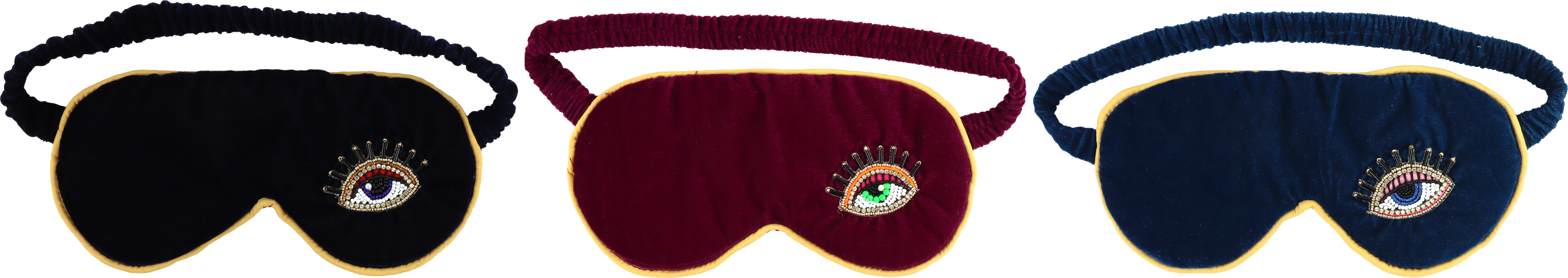 SCHLAFMASKEN CHARMING EYES  S/3