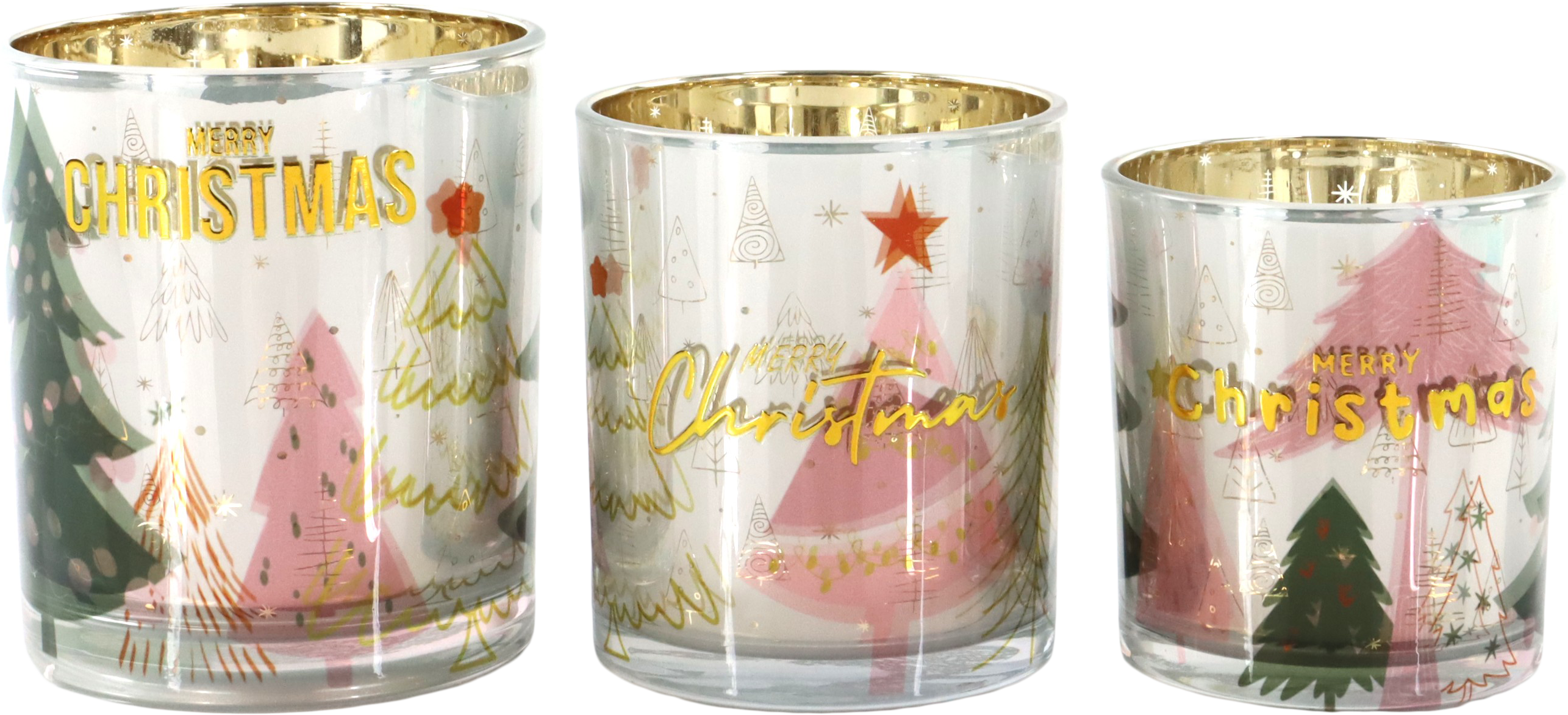 WINDLICHTER CHRISTMAS  S/3