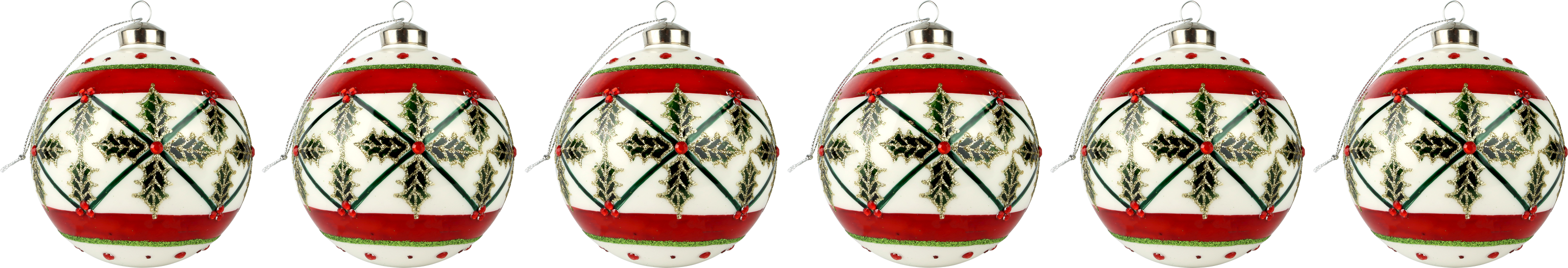 GLASKUGELN NORDIC ELEGANCE  S/6